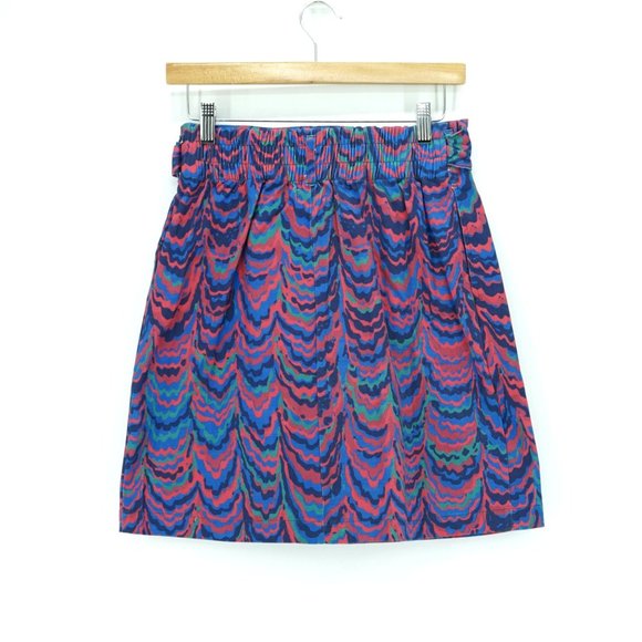 Anthropologie Porridge Iris Wrap Mini Skirt - Picture 6 of 11